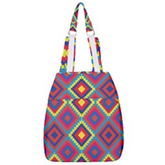 Native American Pattern Center Zip Backpack by Valentinaart