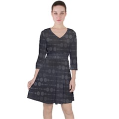 Background Polka Dots Ruffle Dress by Mariart