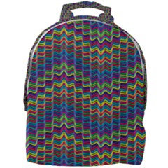 Decorative Ornamental Abstract Wave Mini Full Print Backpack by Mariart