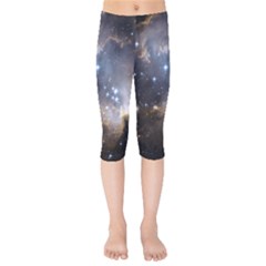 Cosmic Constellation Kids  Capri Leggings  by WensdaiAmbrose