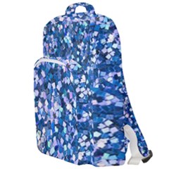 Blue Shimmer - Eco-glitter Double Compartment Backpack by WensdaiAmbrose