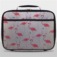 Pink Flamingos Full Print Lunch Bag by WensdaiAmbrose