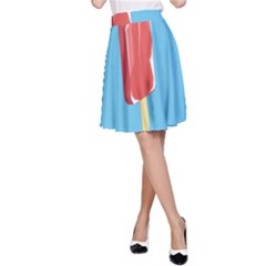 Ice Cream A-line Skirt by Mariart