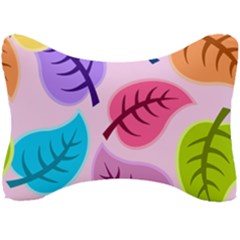 Leaves Background Beautiful Seat Head Rest Cushion by Mariart