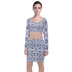 Mandala Line Art Top And Skirt Sets by Mariart