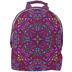 Kaleidoscope Triangle Pattern Mini Full Print Backpack by Mariart