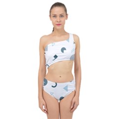 Shape Vector Triangle Spliced Up Two Piece Swimsuit by Mariart