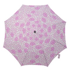 Peony Spring Flowers Hook Handle Umbrellas (medium) by Mariart