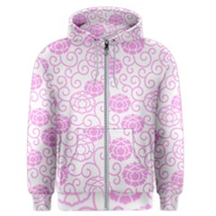 Peony Spring Flowers Men s Zipper Hoodie by Mariart