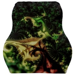 Fractal Cauliflower Green Rendered Car Seat Velour Cushion  by Pakrebo