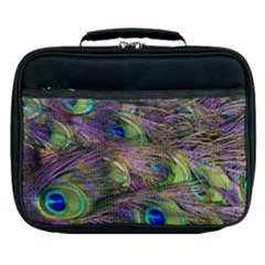 Peacock Feathers Lunch Bag by WensdaiAmbrose