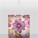 Star Flower Full Print Rope Handle Tote (Large) View1