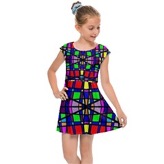 Ml 6-1 Kids  Cap Sleeve Dress by ArtworkByPatrick