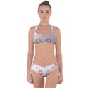 Wallpaper Pattern Abstract Criss Cross Bikini Set View1