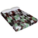 Coco Mint Triangles Fitted Sheet (Queen Size) View2