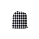 Square Diagonal Pattern Drawstring Pouch (XS) View2