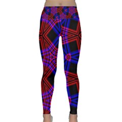 Pattern Line Lightweight Velour Classic Yoga Leggings by Mariart