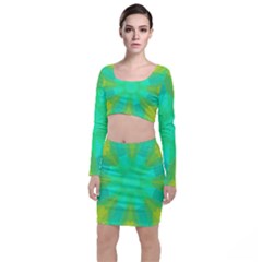 Kaleidoscope Background Top And Skirt Sets by Mariart