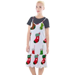 Christmas Stocking Candle Camis Fishtail Dress by Mariart