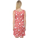 Polka Dot On Living Coral Sleeveless Satin Nightdress View2