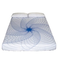 Spirograph Pattern Geometric Fitted Sheet (california King Size) by Mariart