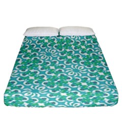 Colorful Abstract Print Pattern Fitted Sheet (california King Size) by dflcprintsclothing