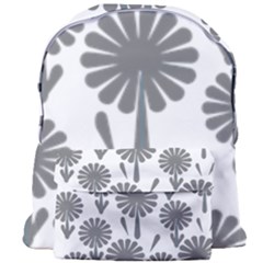 Zappwaits Flowers Black Giant Full Print Backpack by zappwaits