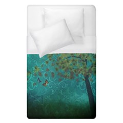 Tree In The Wind Duvet Cover (single Size) by WensdaiAmbrose