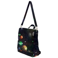 Galactic Crossbody Backpack by WensdaiAmbrose