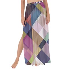 Geometric Sense Maxi Chiffon Tie-up Sarong by WensdaiAmbrose