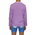 Purple Gingham Kids  Long Sleeve Swimwear View2