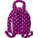 Fuschia Polka Dot Travel Backpacks View2