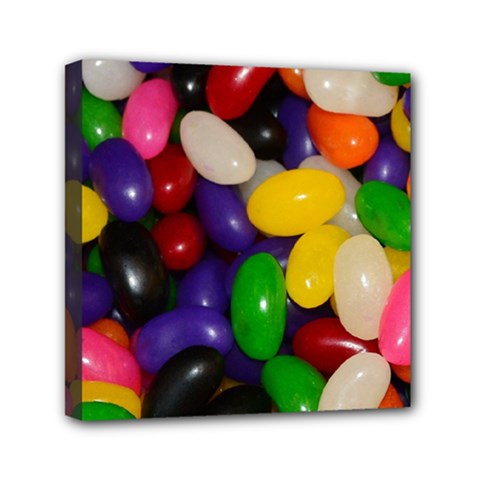 Jelly Beans Mini Canvas 6  X 6  (stretched) by pauchesstore