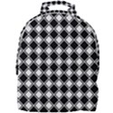 Black And White Diamonds Mini Full Print Backpack View1