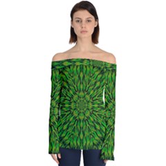 Love The Tulips In The Right Season Off Shoulder Long Sleeve Top by pepitasart