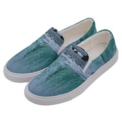 Niagara Falls Men s Canvas Slip Ons by Riverwoman