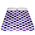 Shades Of Purple Polka Dots Fitted Sheet (King Size) View1