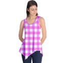 Gingham Duo Fuschia On Pink Sleeveless Tunic View1