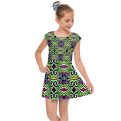 Ml 96 1 Kids  Cap Sleeve Dress by ArtworkByPatrick