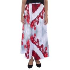 Christmas Background Tile Gifts Flared Maxi Skirt by Pakrebo