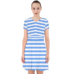 Blue Stripes Adorable In Chiffon Dress by snowwhitegirl