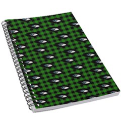 Eyes Green Plaid 5 5  X 8 5  Notebook by snowwhitegirl