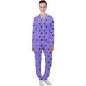 Candy Apple Lilac Pattern Casual Jacket and Pants Set View1