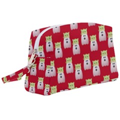 Ghost Pet Red Wristlet Pouch Bag (large) by snowwhitegirl