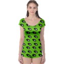 Eyes Green Boyleg Leotard  View1