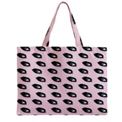 Eyes Pink Zipper Mini Tote Bag by snowwhitegirl