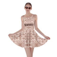 Ornamental Brown Skater Dress by snowwhitegirl