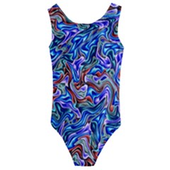 Ml-103 Kids  Cut-out Back One Piece Swimsuit by ArtworkByPatrick