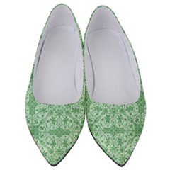 Ornamental Green Women s Low Heels by snowwhitegirl