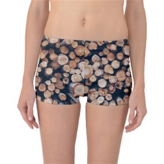 Wood Stick Piles Boyleg Bikini Bottoms by snowwhitegirl